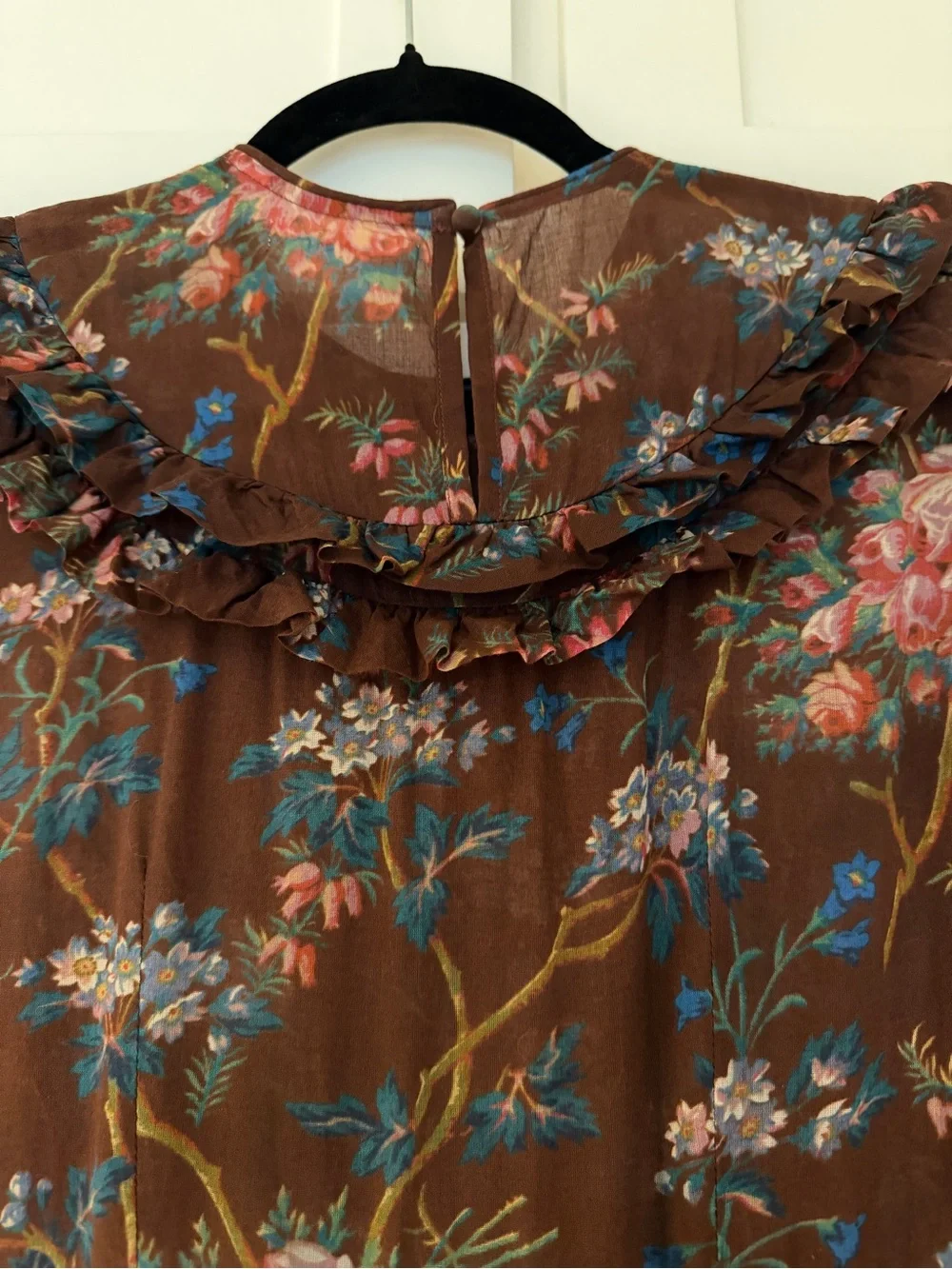 Dôen Aster Dress Bordeaux Winter Floral XS - Picture 14 of 17